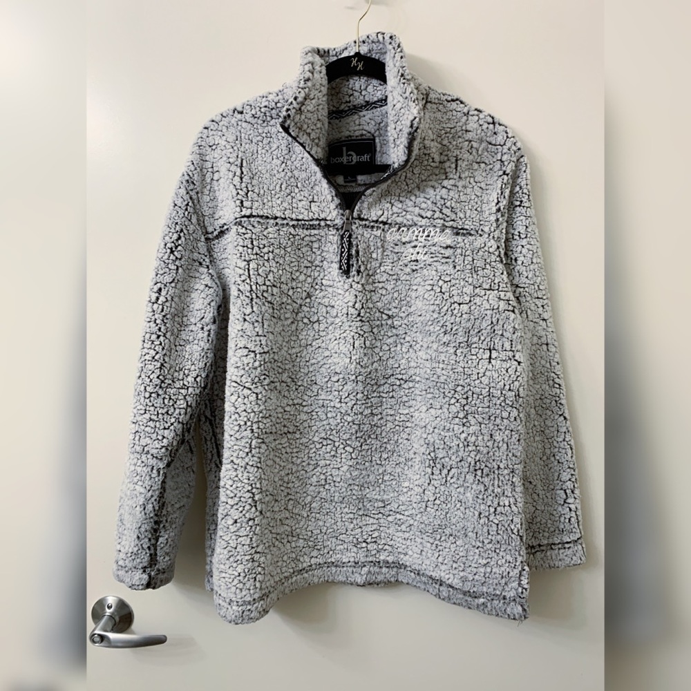 Gamma Phi Beta Sherpa Pullover Quarter Zip